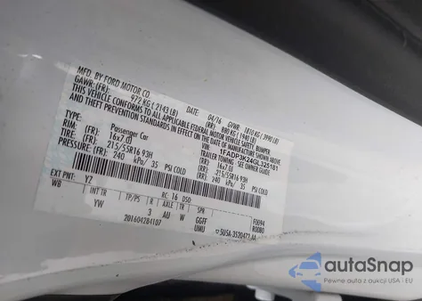 2016 Ford Focus Se из США, поврежденный, VIN 1FADP3K24GL325181